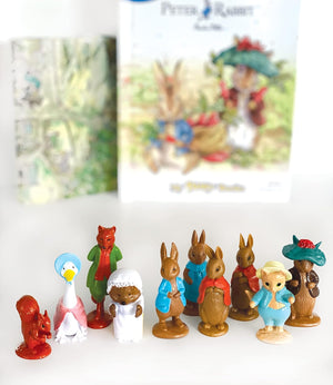 Phidal - Peter Hase Figuren-Spielzeug und englisches Aktivitäts- und Geschichtenbuch
