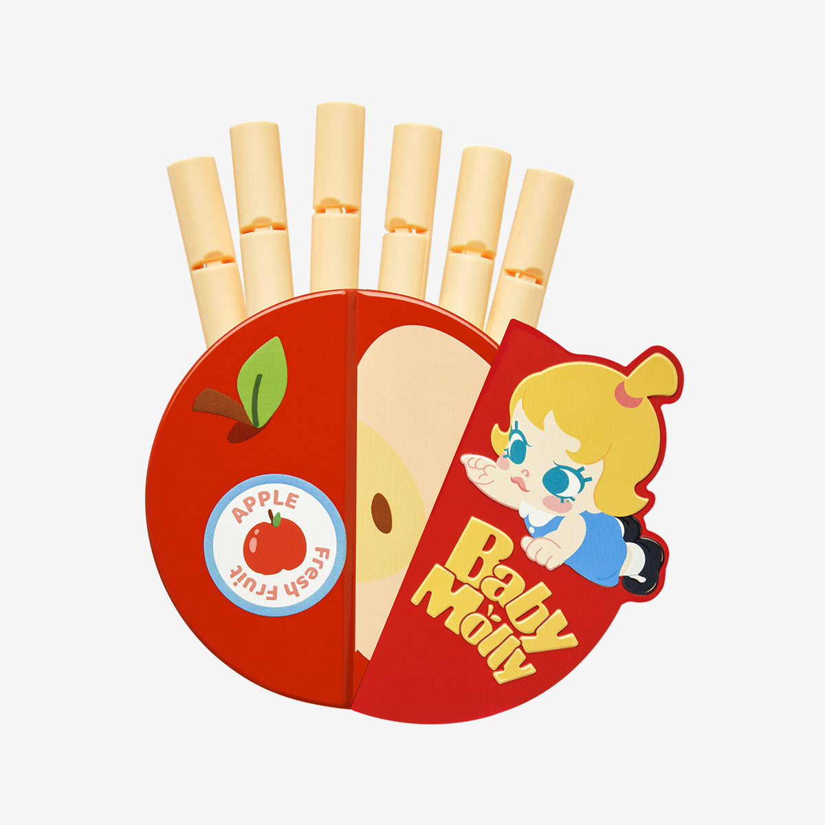 Pop Mart - Original Baby Molly Fruchtiges Aroma Serie Magnetisch Verschlossen Aufbewahrungsbox Set