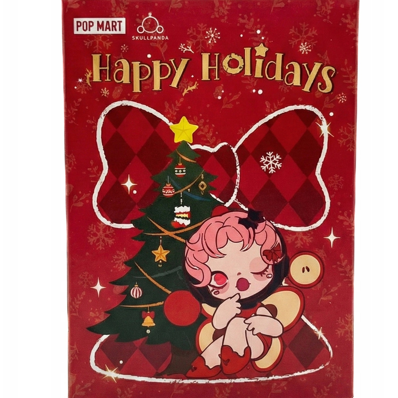 Pop Mart - Original Skullpanda Frohe Feiertage Baumschmuck
