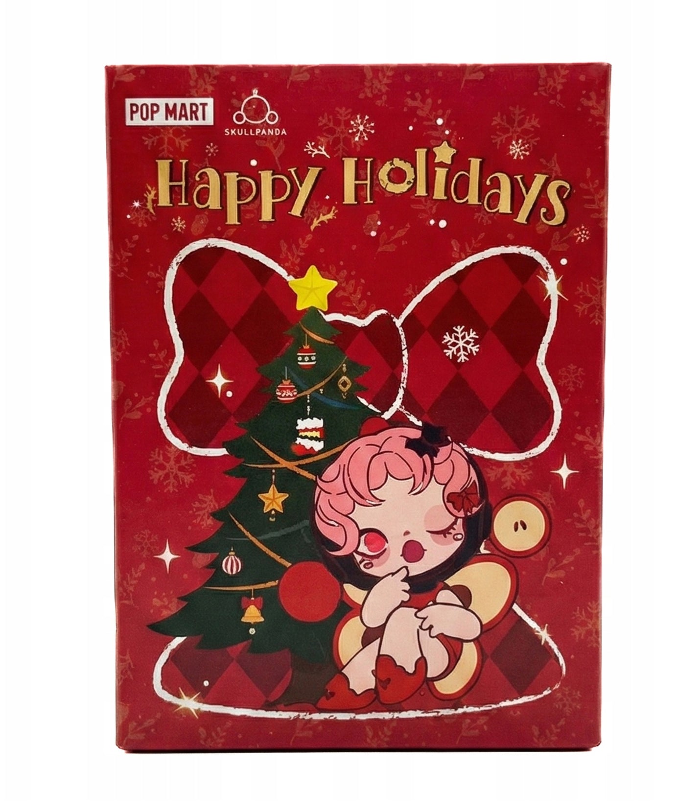 Pop Mart - Original Skullpanda Frohe Feiertage Baumschmuck