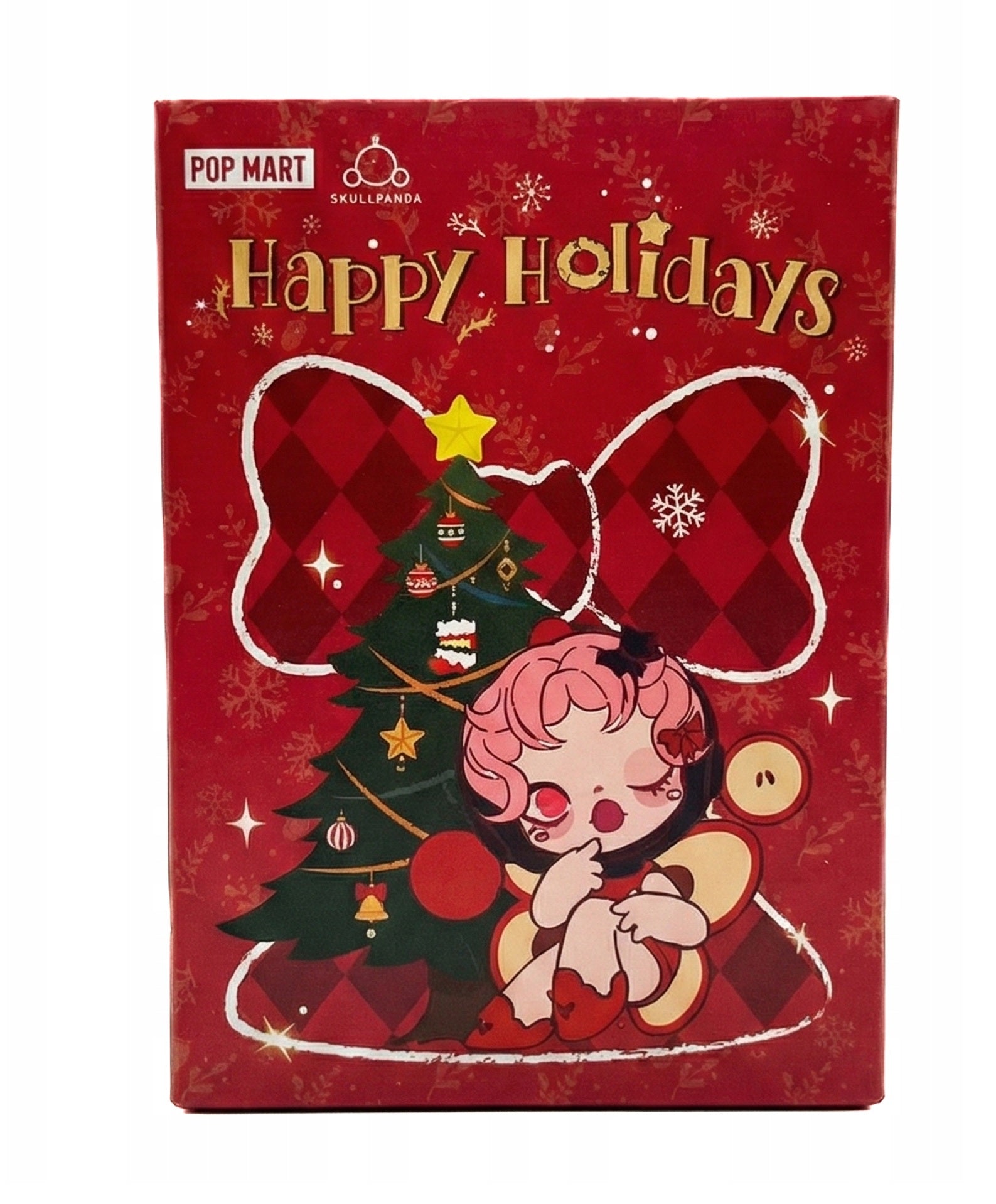 Pop Mart - Original Skullpanda Frohe Feiertage Baumschmuck