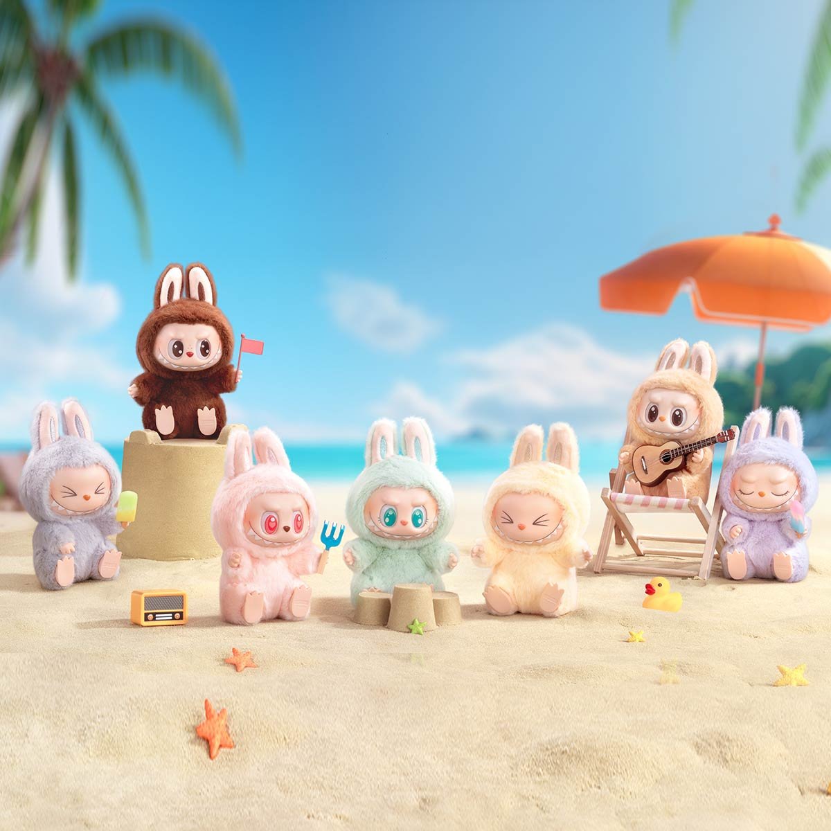 Pop Mart - Orijinal Have a Seat Vinyl Pelüş Bebek Süpriz Kör Paket