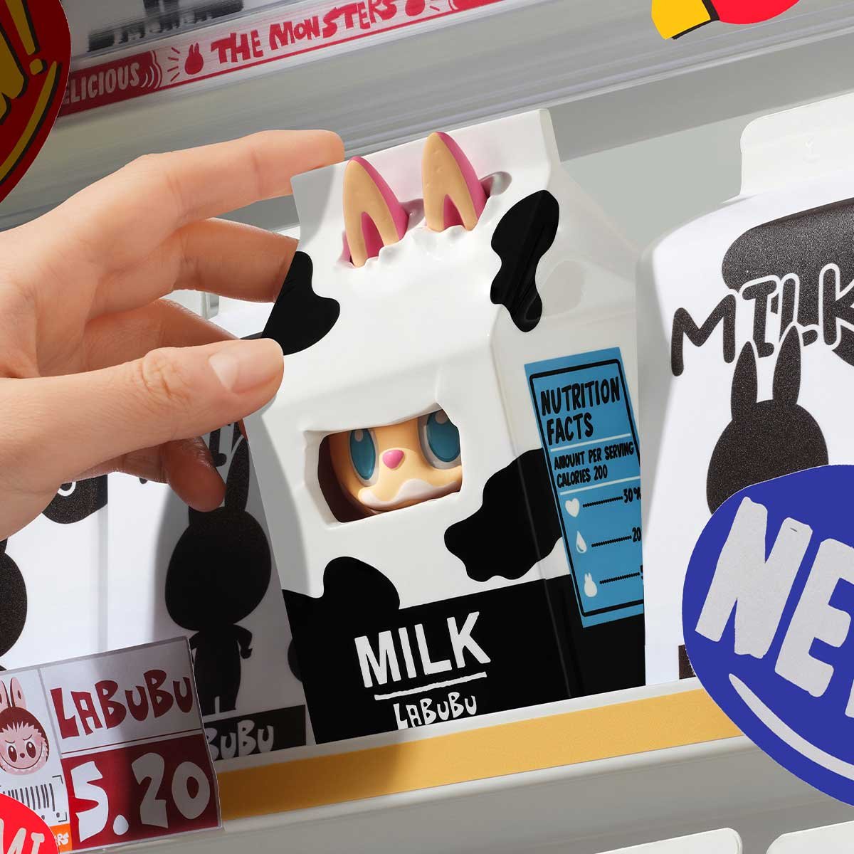 Pop Mart - Original Die Monster Wacky Mart Serie Bluetooth Telefonhörer Box