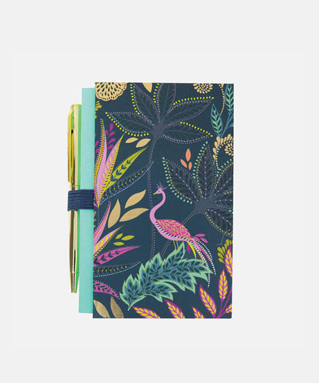 Portico Designs - Sara Miller: Botanic Paradise Mini Not Defteri ve Kalemi