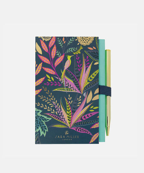 Portico Designs - Sara Miller: Botanic Paradise Mini Not Defteri ve Kalemi