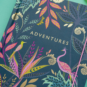 Portico Designs - Sara Miller: Botanischer Paradies-A5-Reisetagebuch