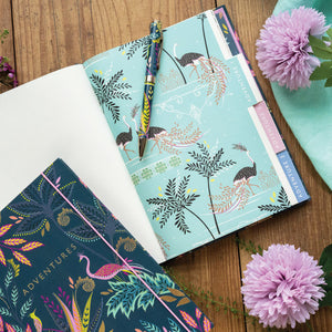 Portico Designs - Sara Miller: Botanischer Paradies-A5-Reisetagebuch