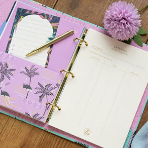 Portico Designs - Sara Miller: Strauß und Palmen Organizer-Terminplaner