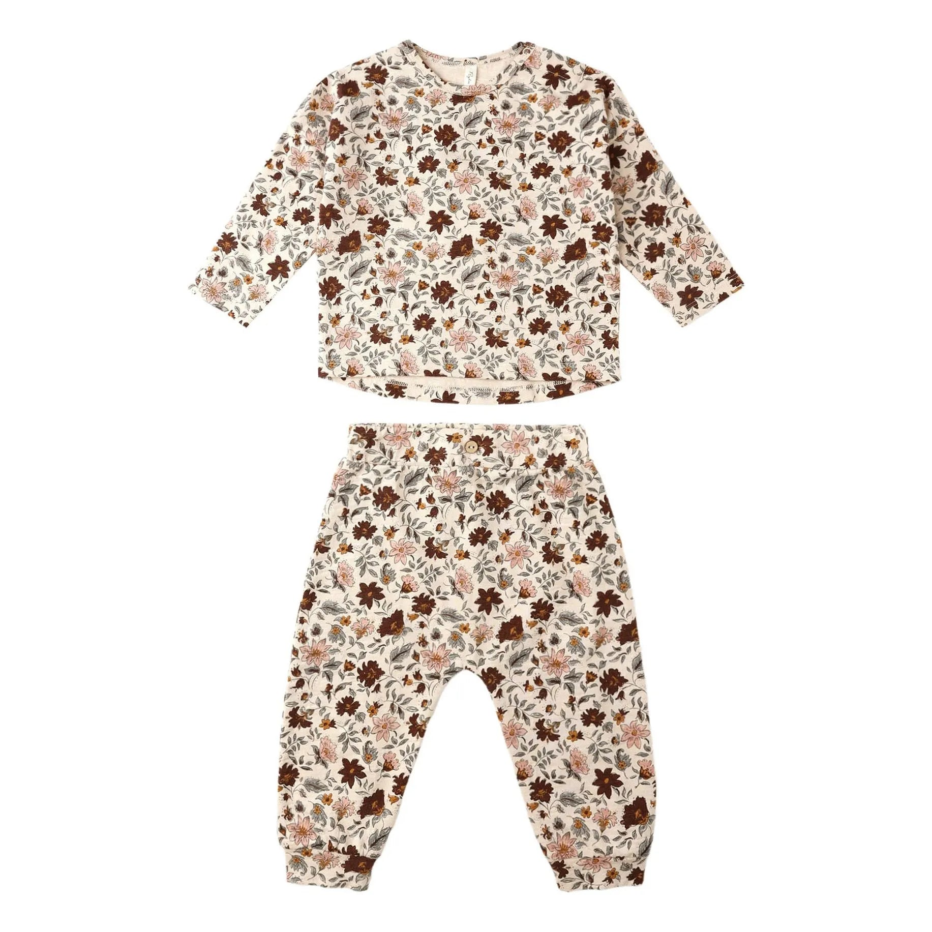Rylee + Cru - Posy Oberteil und Hose Set | Ecru