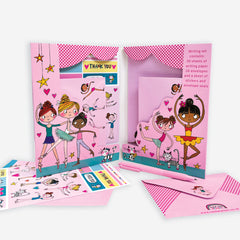 Rachel Ellen - Ballerina Briefpapier-Set