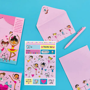 Rachel Ellen - Ballerina Briefpapier-Set