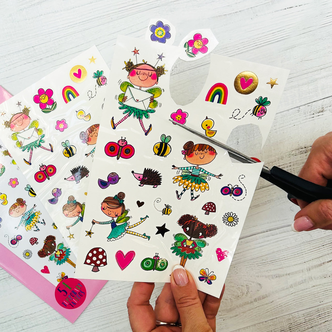 Rachel Ellen - Fairy Friends Çocuk Geçici Dövmeler