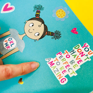 Rachel Ellen - Grl Pwr Sticker-Kulisse Mal- und Aktivitätenbuch