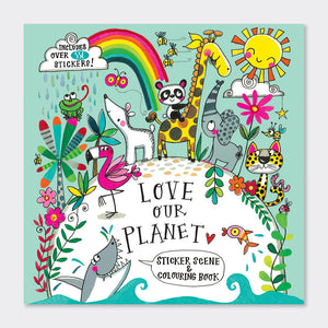 Rachel Ellen - Love Our Planet Sticker-Szene Mal- und Aktivitätenbuch