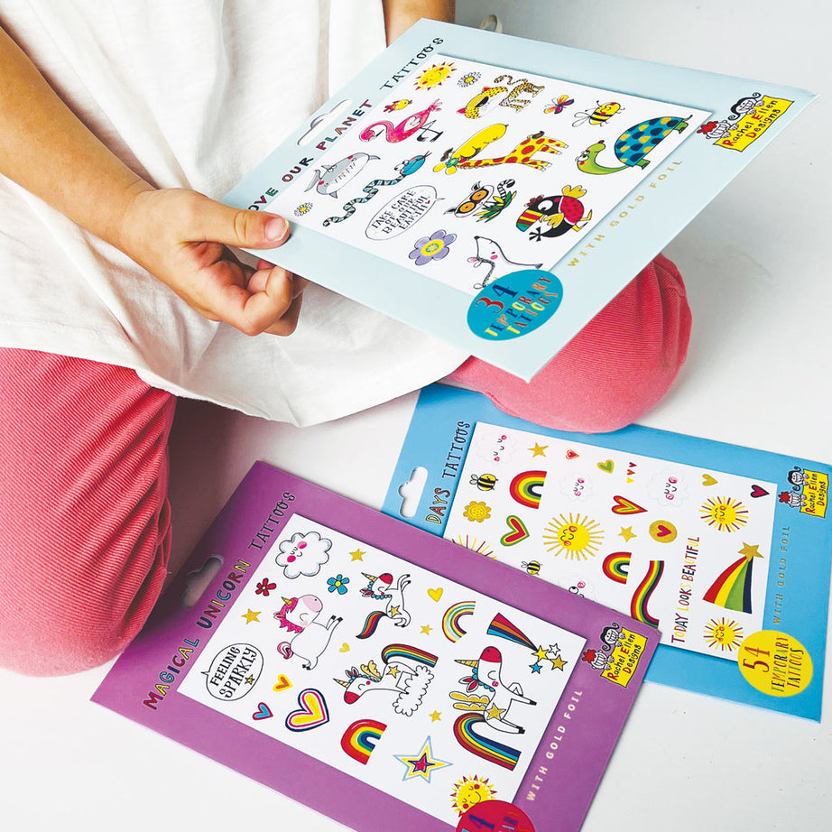 Rachel Ellen - Love Our Planet Kinder Temporäre Tattoos