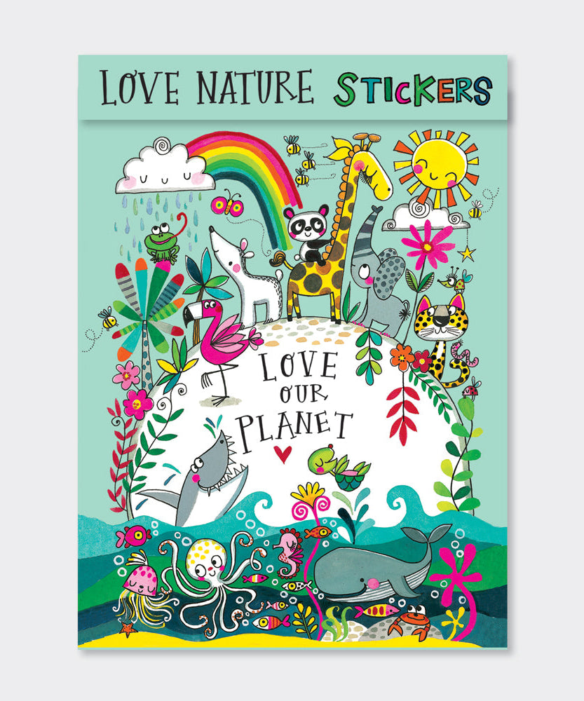 Rachel Ellen - Love Our Planet Sticker Çıkartma Kitapları