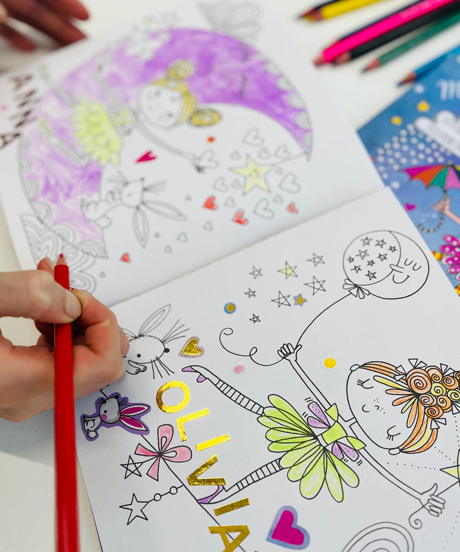 Rachel Ellen - Moondance Aufkleber Bühne Malbuch und Aktivitätsbuch