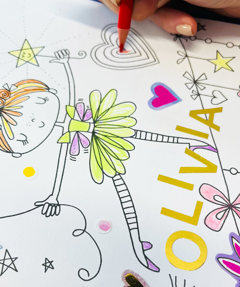 Rachel Ellen - Moondance Aufkleber Bühne Malbuch und Aktivitätsbuch