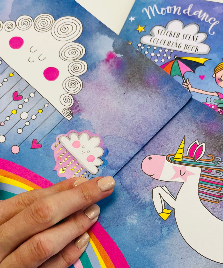 Rachel Ellen - Moondance Aufkleber Bühne Malbuch und Aktivitätsbuch