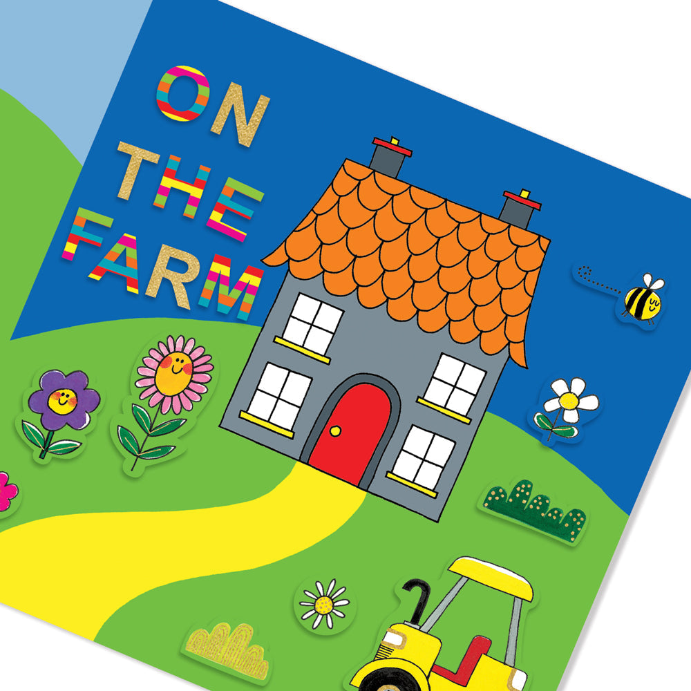 Rachel Ellen – Auf dem Bauernhof Sticker-Szene Mal- und Aktivitätenbuch