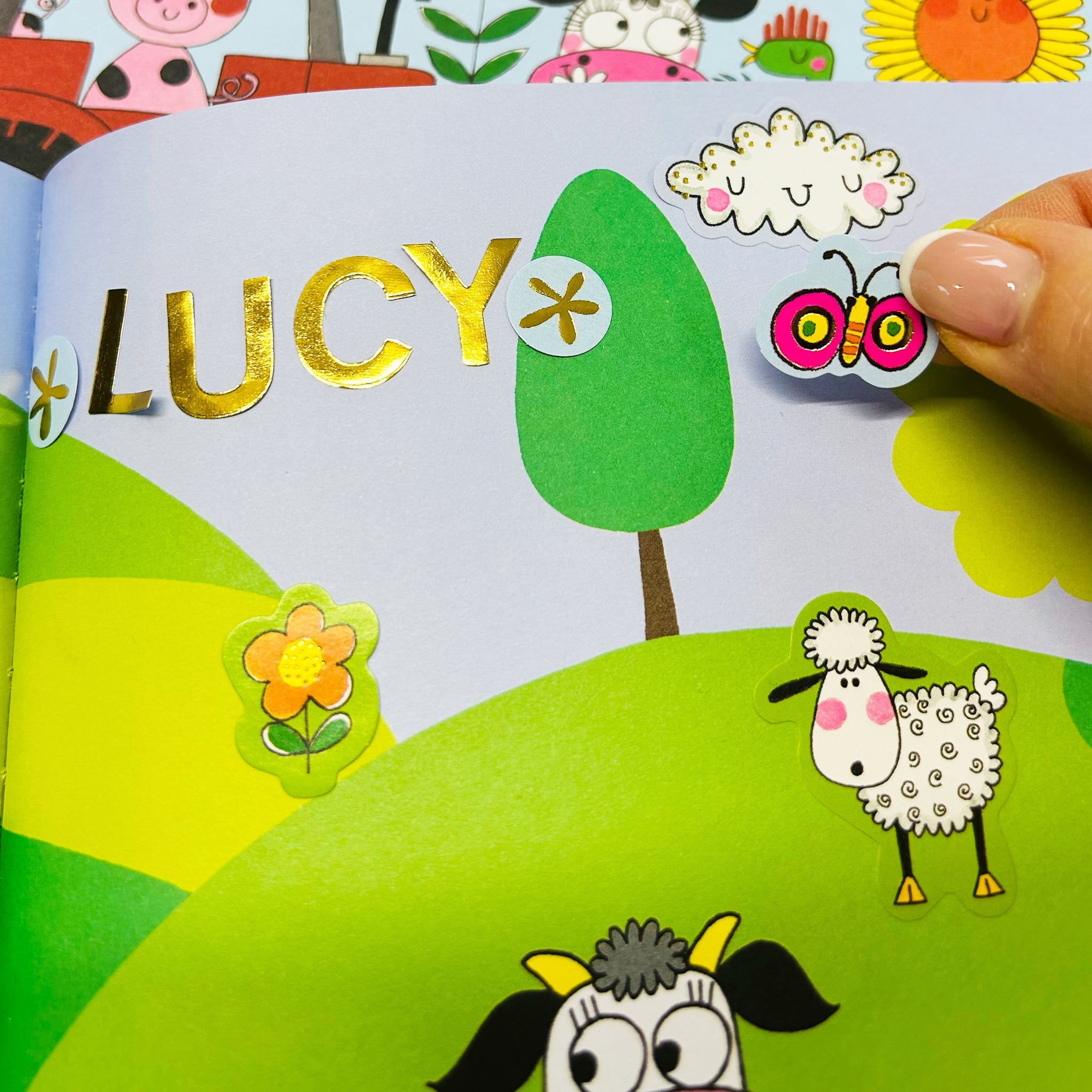 Rachel Ellen – Auf dem Bauernhof Sticker-Szene Mal- und Aktivitätenbuch