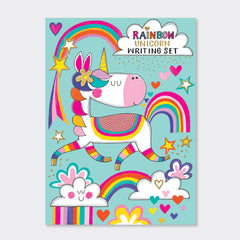 Rachel Ellen - Regenbogen-Einhorn Briefpapier-Set