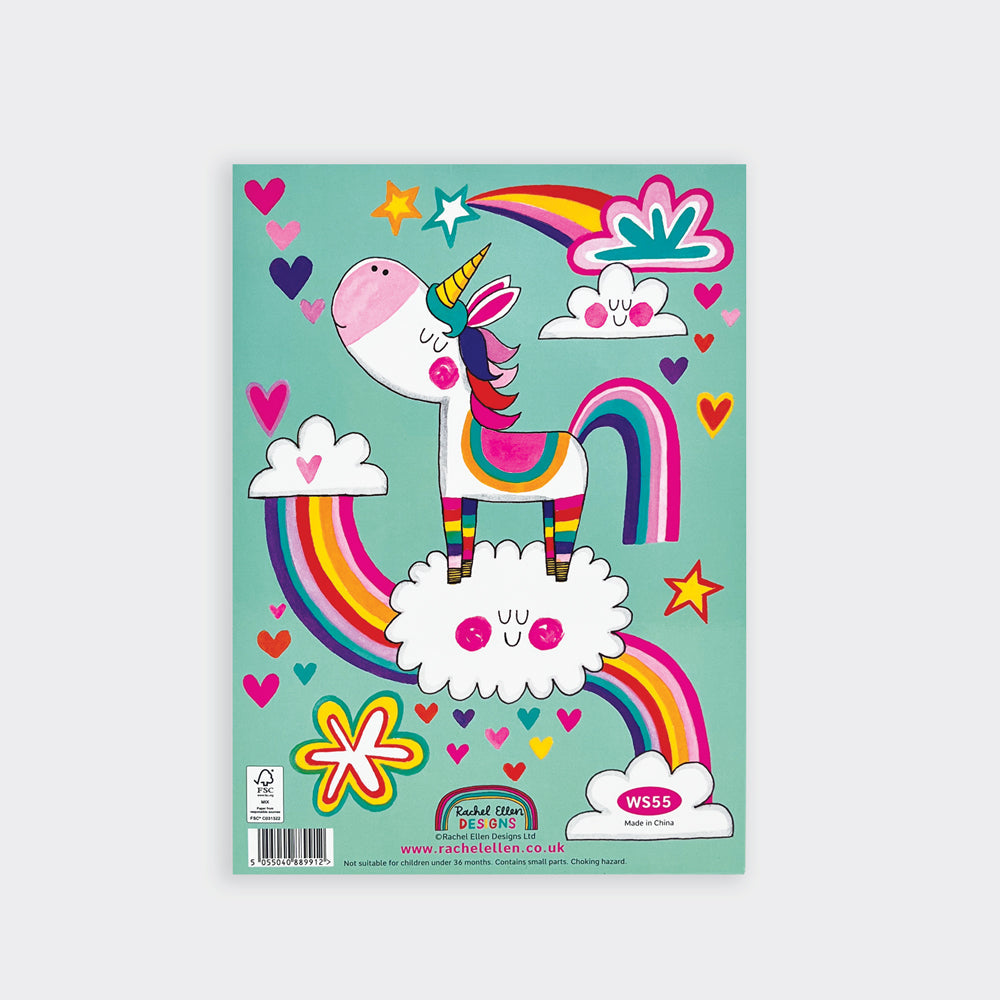 Rachel Ellen - Regenbogen-Einhorn Briefpapier-Set