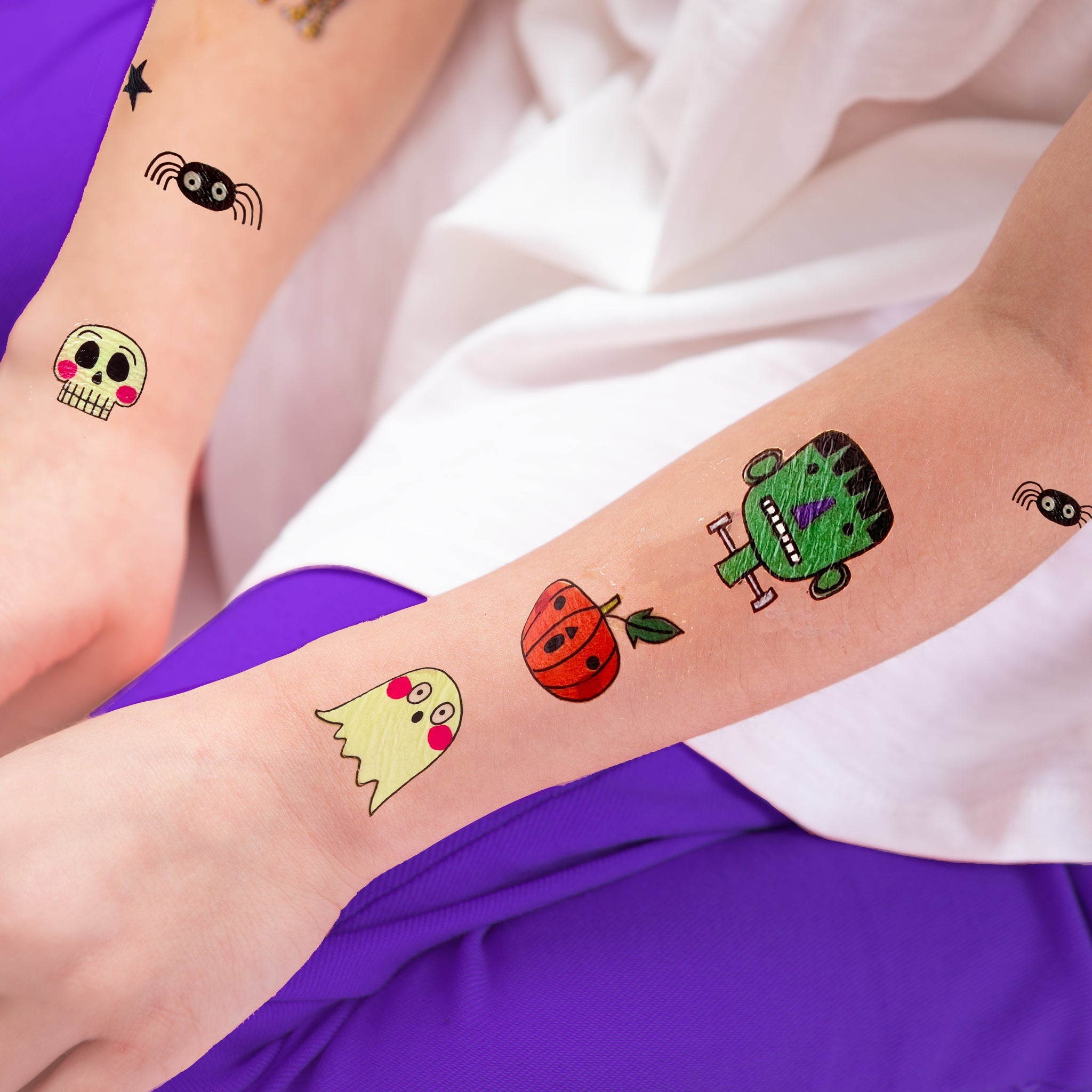 Rachel Ellen - Spooky Halloween Temporäre Tattoos für Kinder