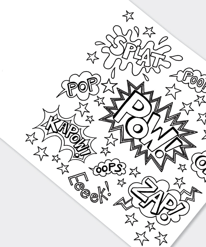 Rachel Ellen - Super Hero Malbuch