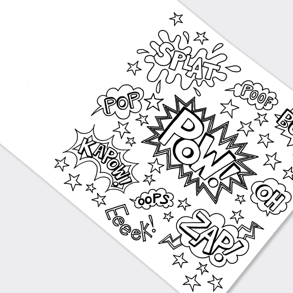 Rachel Ellen - Super Hero Malbuch