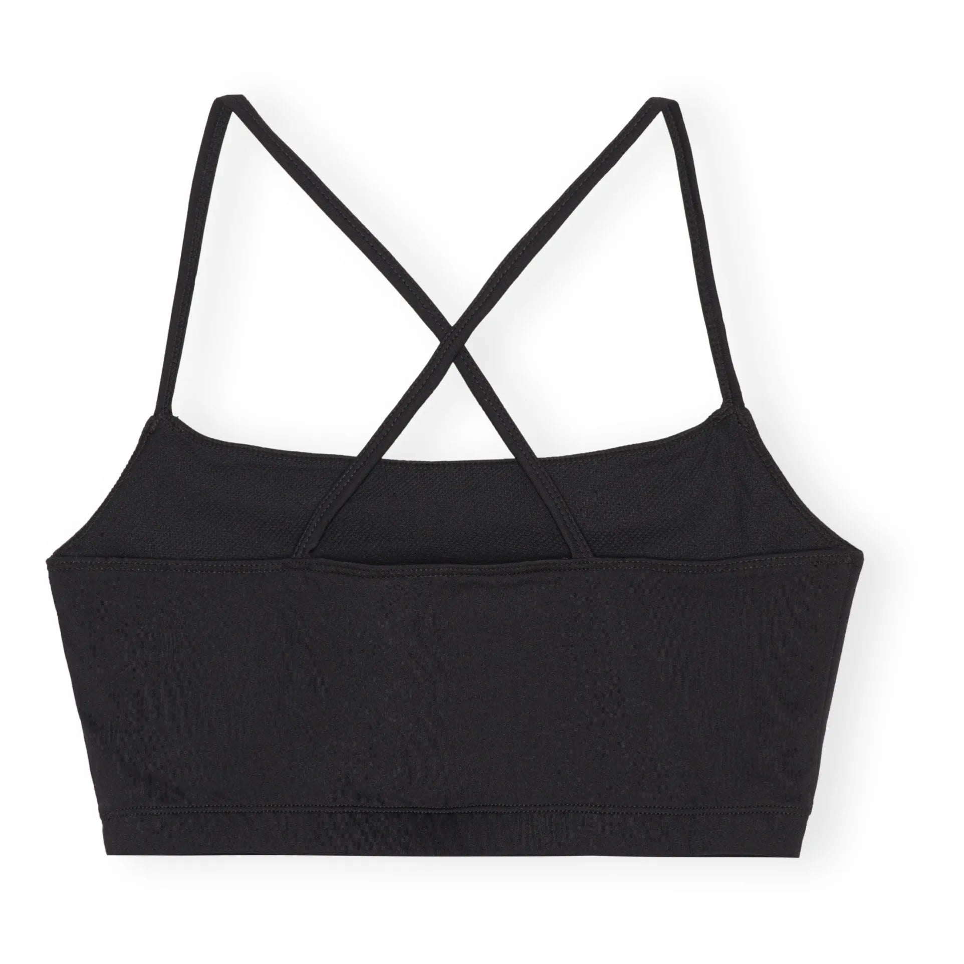 Ganni - Sport-BH aus recyceltem Material | Schwarz