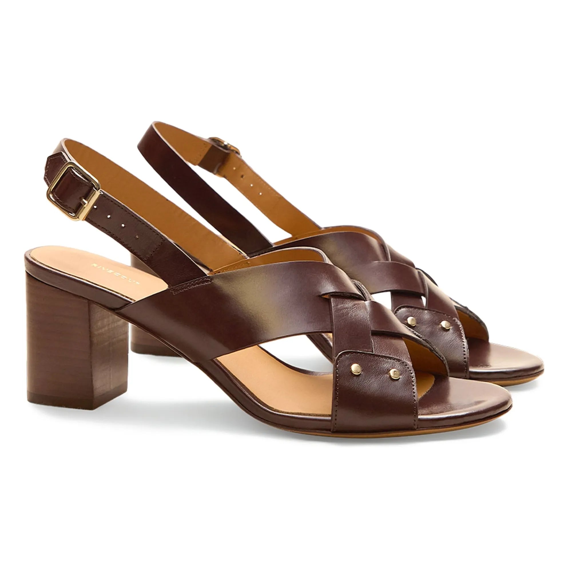 Rivecour - Sandalen n°688 Leder | Ebenholz