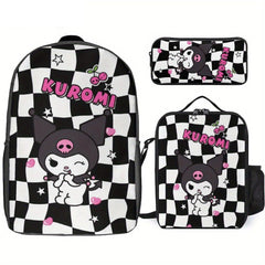 Sanrio - Kuromi 3-teiliges Schulranzen-Set