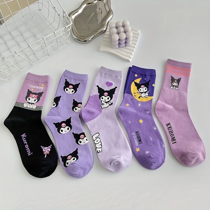 Sanrio - Kuromi 5er-Pack Kindersocken