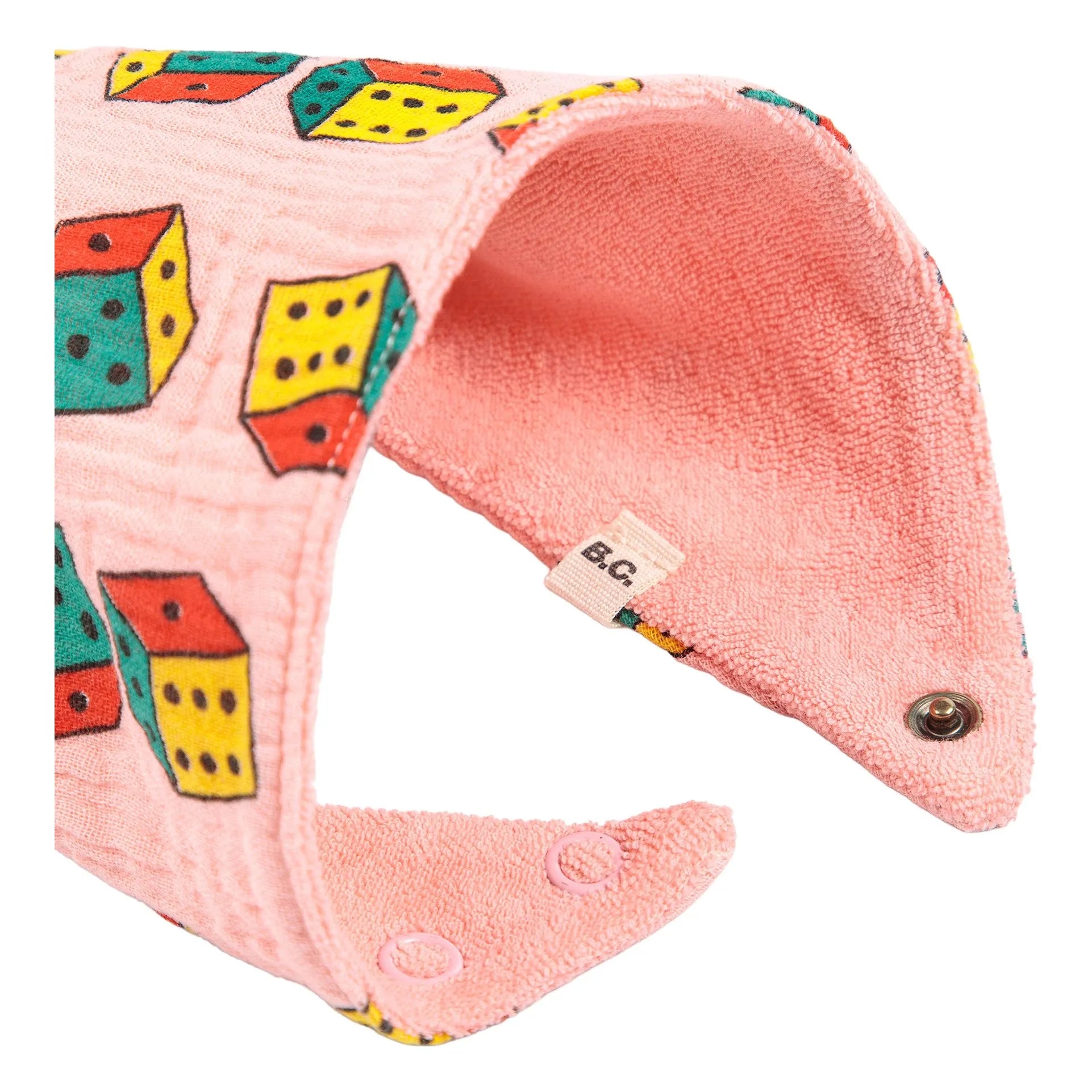 Bobo Choses - Set aus 2 Spucktüchern aus Bio-Baumwolle | Rosa