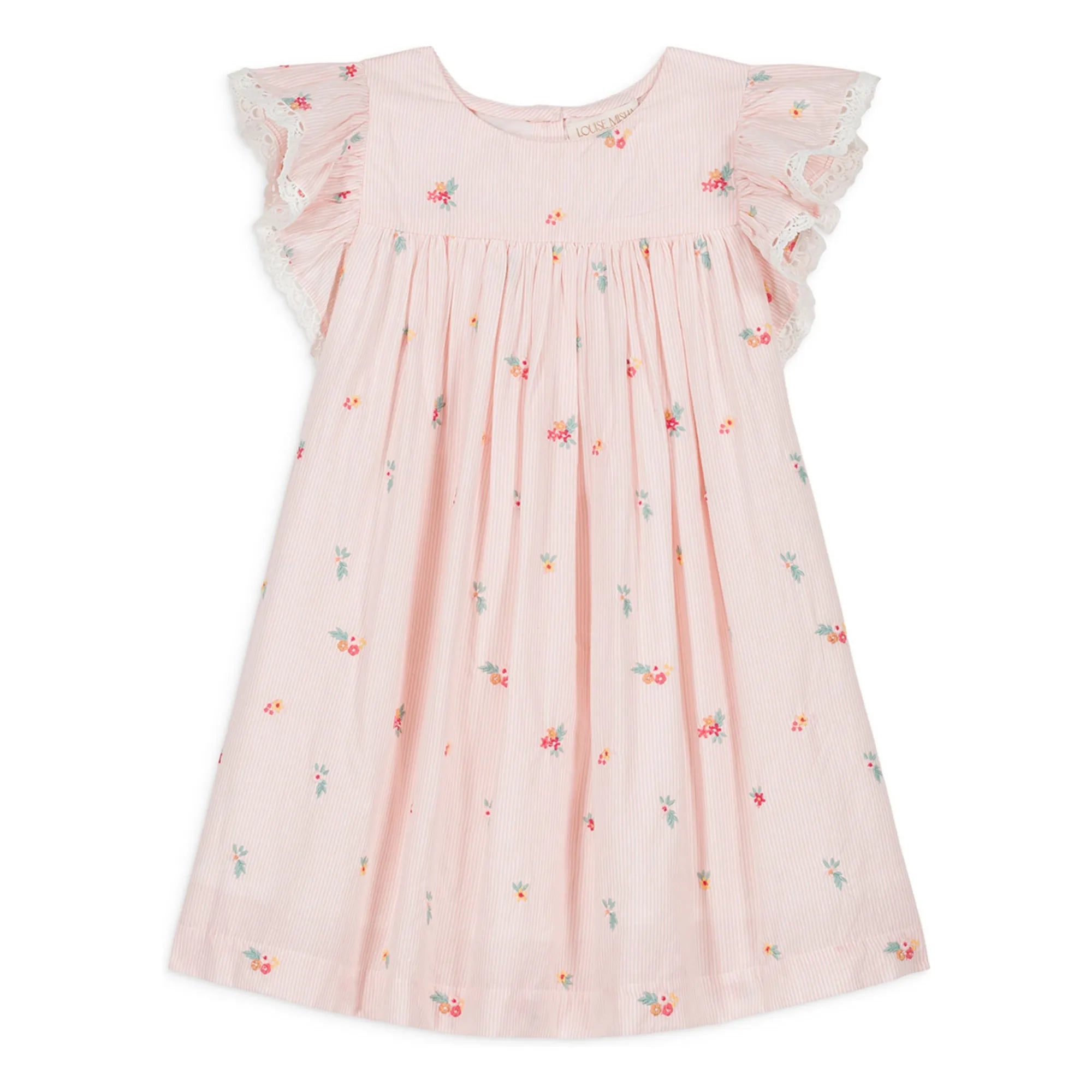 Louise Misha – Shanti Kleid aus Bio-Baumwolle | Hellrosa
