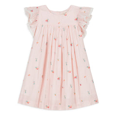 Louise Misha – Shanti Kleid aus Bio-Baumwolle | Hellrosa