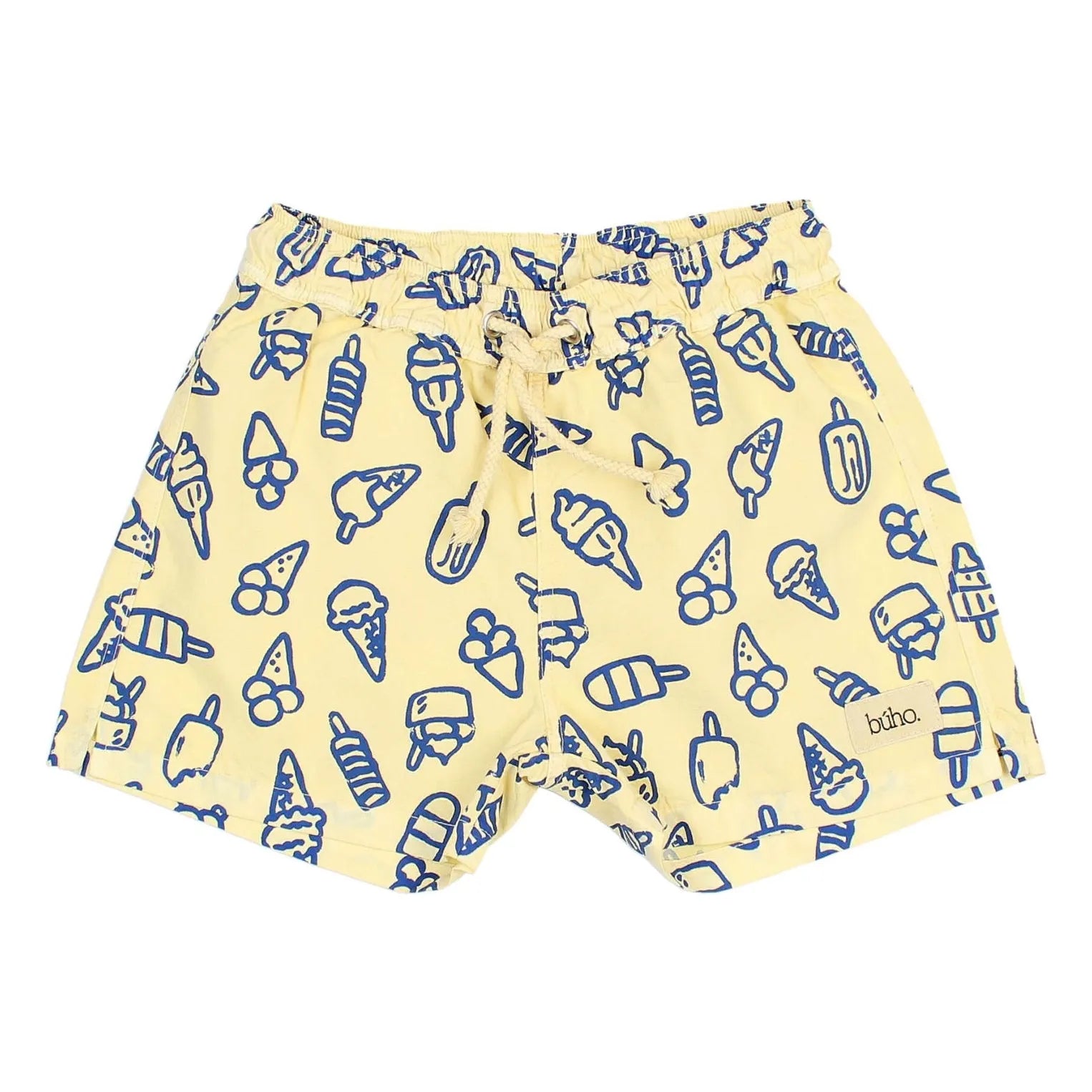 Búho - Bio-Baumwoll-Eis Kurze Shorts | Gelb