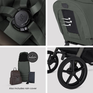 Silver Cross Breez Accessory Bundle-Stroller Bundles-Champagne- | Natural Baby Shower