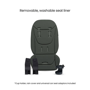 Silver Cross Breez Stroller - Pewter-Strollers-Pewter- | Natural Baby Shower