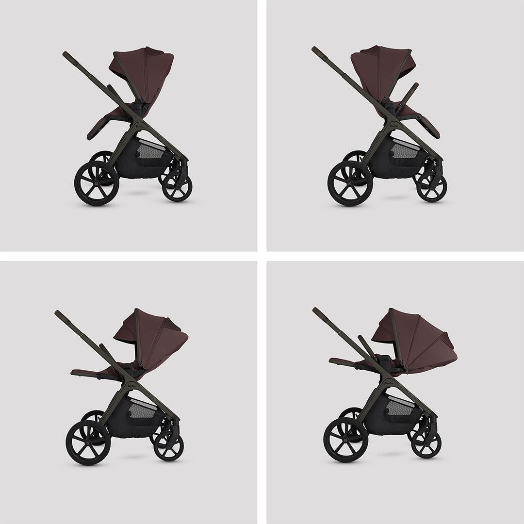 Silver Cross Cove Pushchair Accessory Bundle - Damson-Strollers-Damson- | Natural Baby Shower
