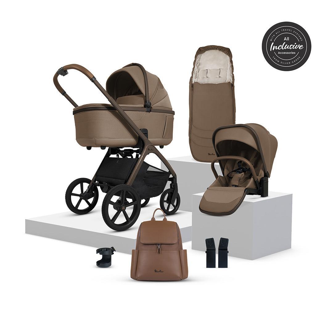 Silver Cross Cove Pushchair Accessory Bundle - Maple-Strollers-Maple- | Natural Baby Shower