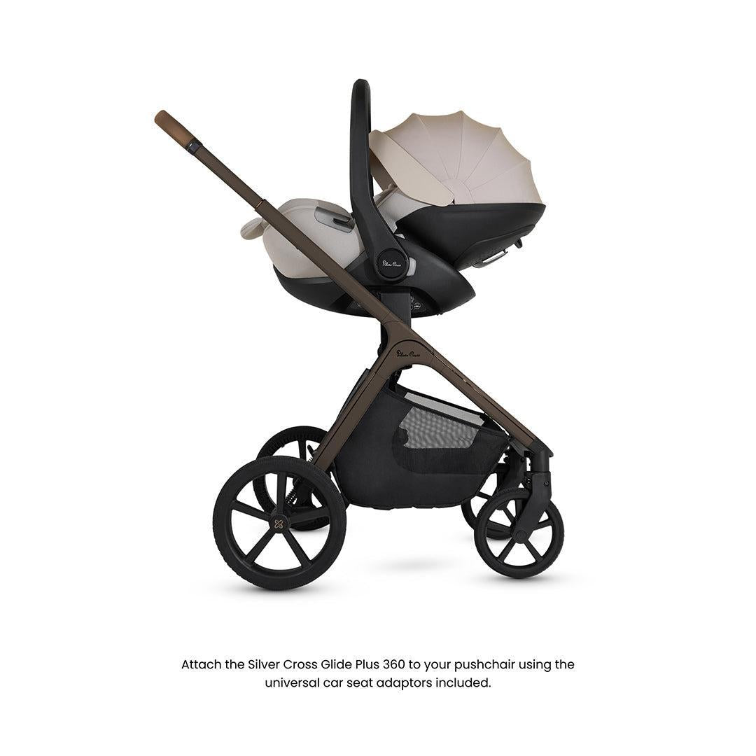 Silver Cross Cove Ultimate 360 Bundle-Travel Systems-Champagne- | Natural Baby Shower