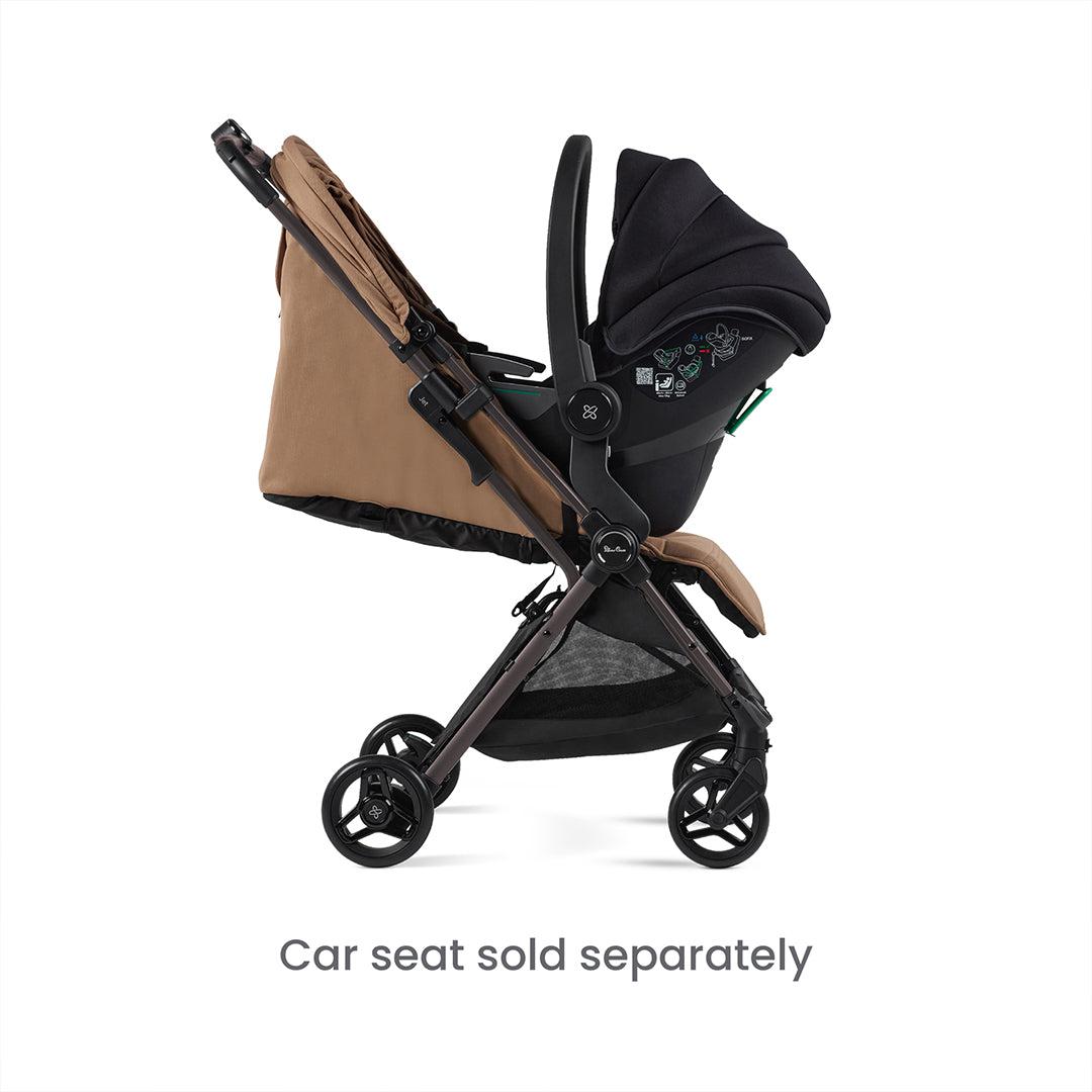 Silver Cross Jet 5 Pushchair - Cinnamon-Strollers-Cinnamon-No Footmuff | Natural Baby Shower