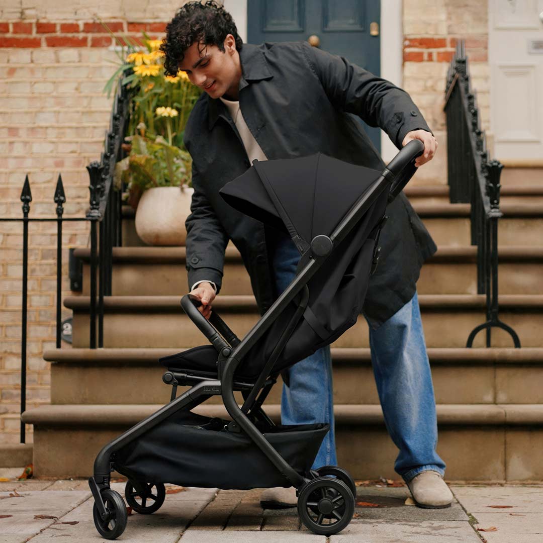 Silver Cross Nia Stroller - Onyx-Strollers-No Carrycot- | Natural Baby Shower