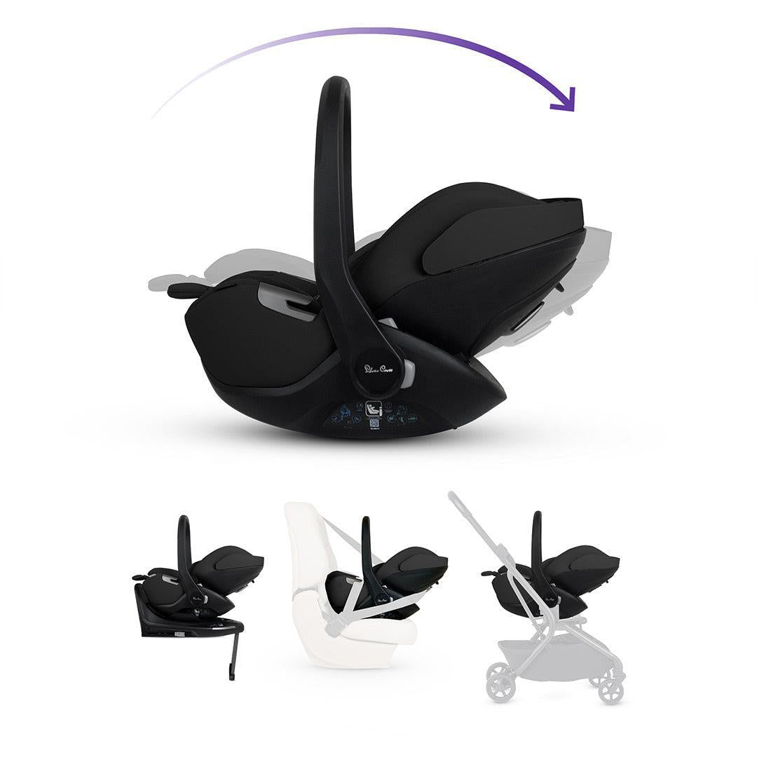 Silver Cross Nia Glide Travel System-Travel Systems-Champagne- | Natural Baby Shower