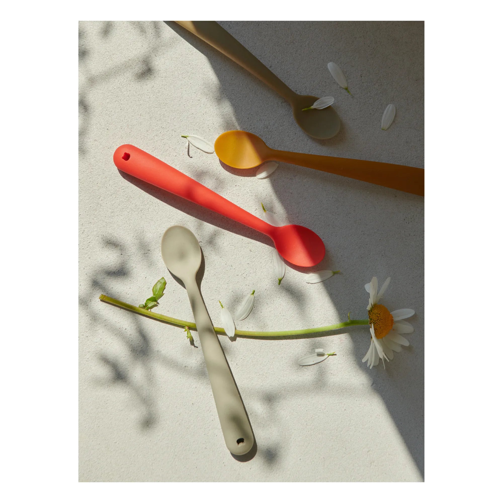 Liewood - Sive Silikonlöffel - 4er-Set | Rot