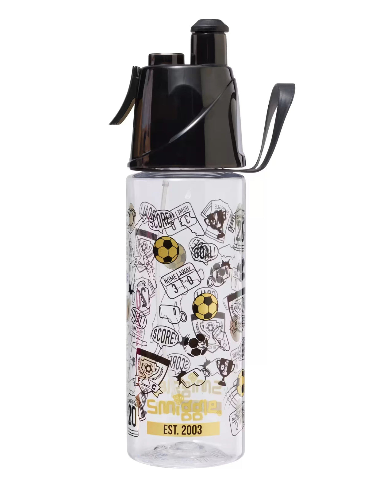 Smiggle – Automatischer Trinker zum 20. Geburtstag, 560 ml, mit Wasserspray