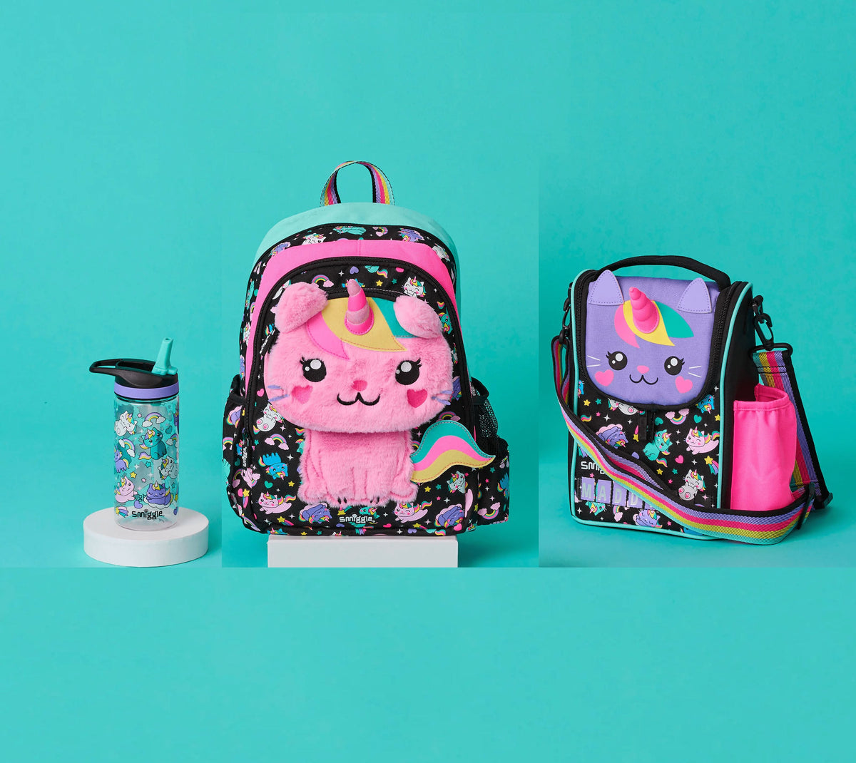 Smiggle - 3-teiliges Kindergarten- und Krippen-Schultaschenset