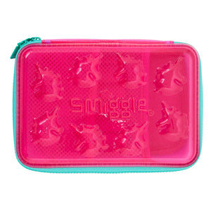 Smiggle – 3D-geprägtes Hardtop-Federmäppchen in Rosa